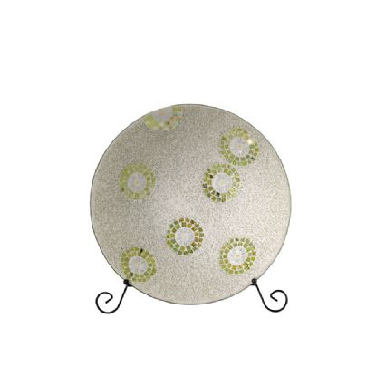 Floretta Mosaic Art Glassware Diyas Home Platters